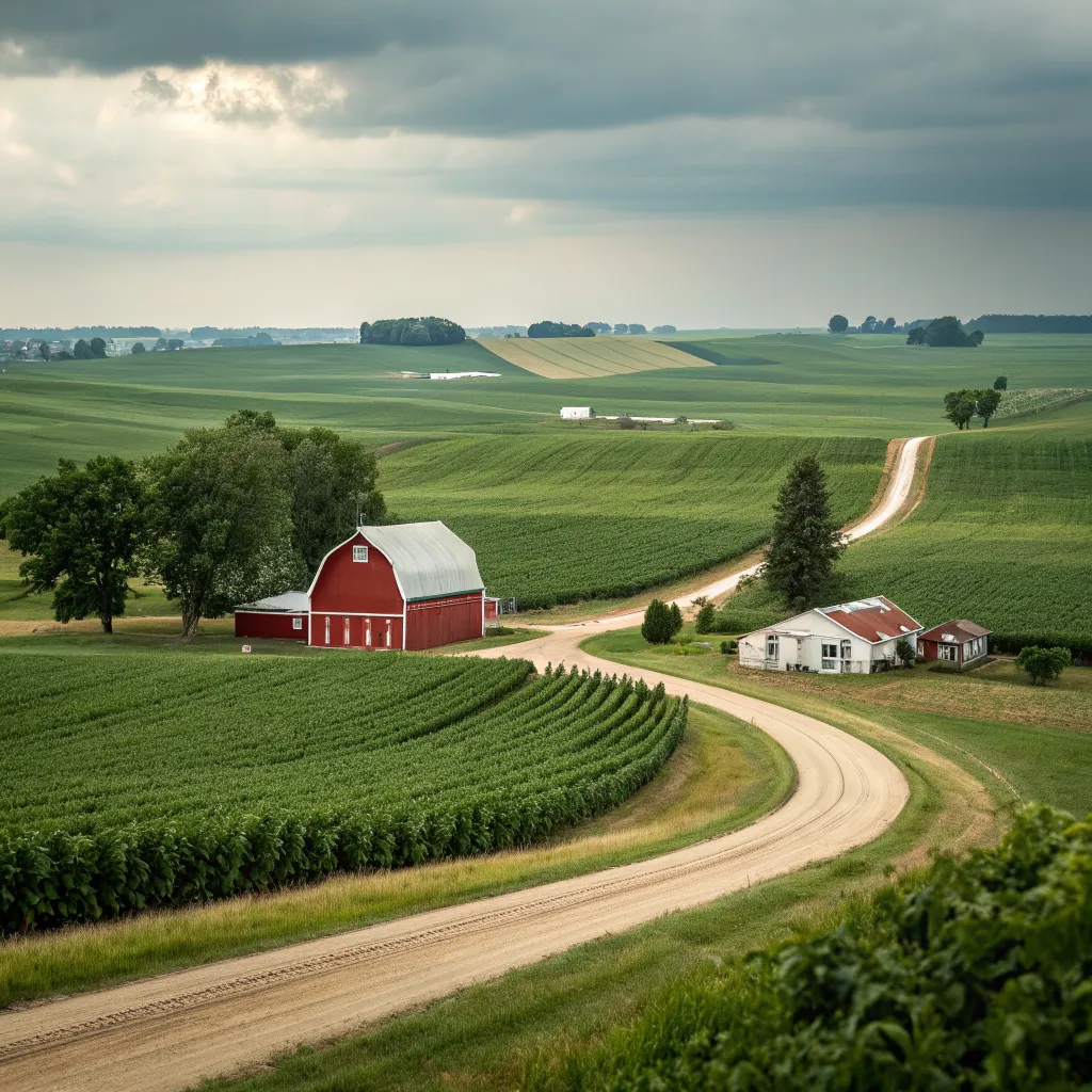 Rural Farm Landscape